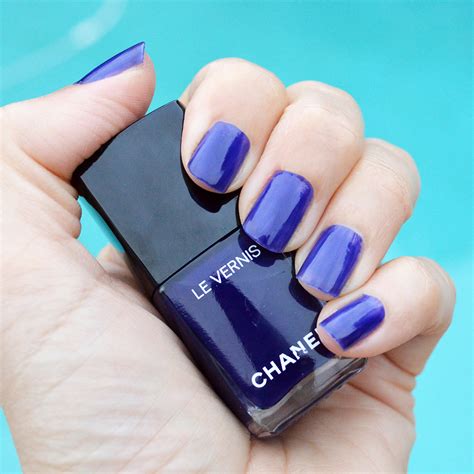 Chanel dark purple nail lacquer